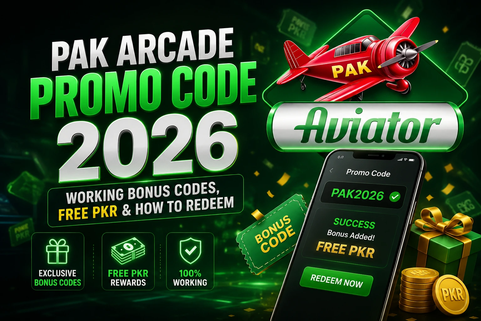 PAK Arcade promo code